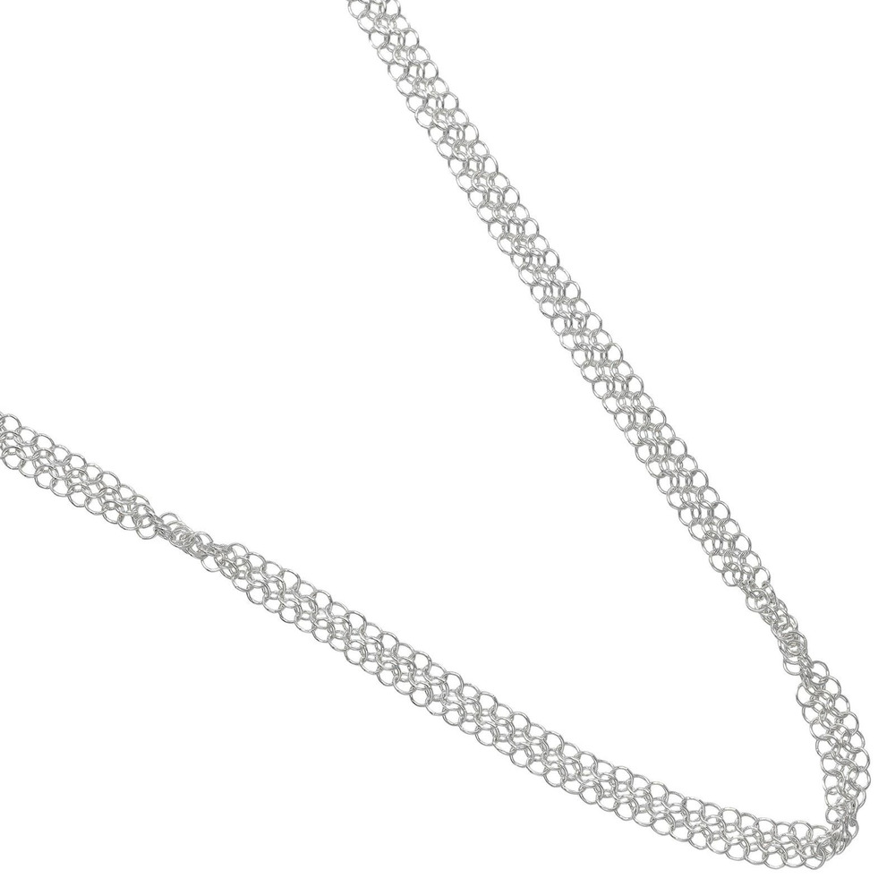 Tiffany Co Mesh Necklace Sterling Silver
